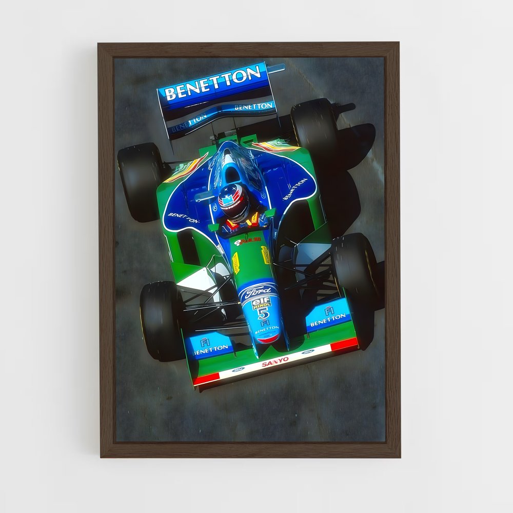 Poster Grand Prix d'Angleterre 1994 – affiche Voitures de Formule 1 (vue 5)